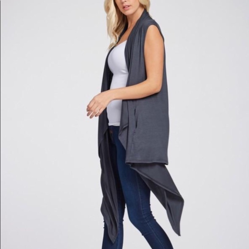 🆕 Sleeveless Cardigan with Pockets